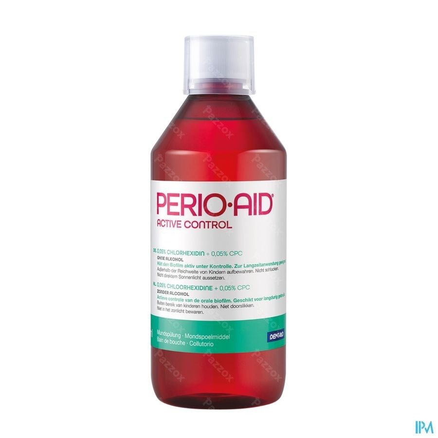 Perio-Aid Active Control bain Bouche 0,05%+0,05% 500ml
