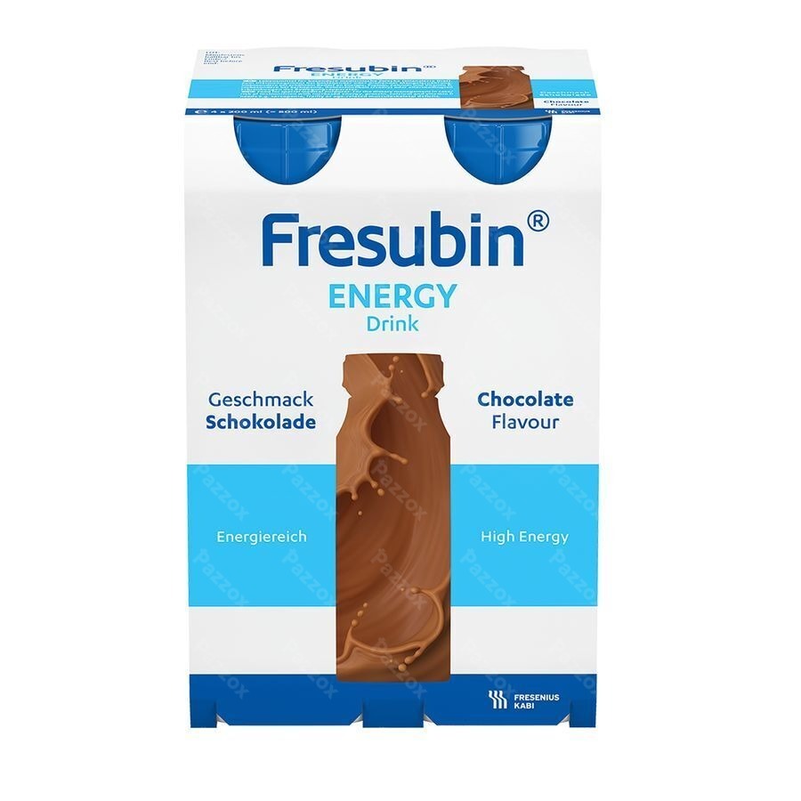 Fresubin Energy Drink Chocolat Fl 4x200ml