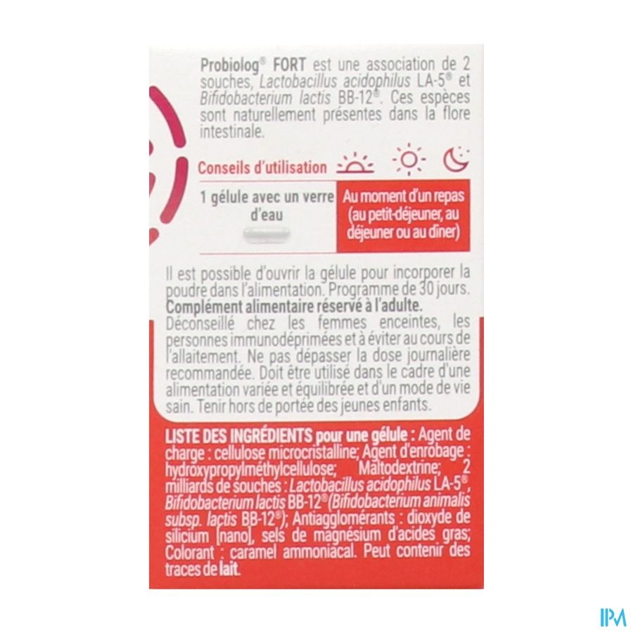 Probiolog Fort Pot Caps 30