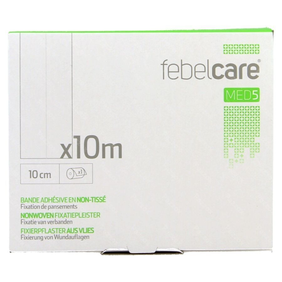 Febelcare Med5 Bande Adhesif N/tisse 10cm 10m 1
