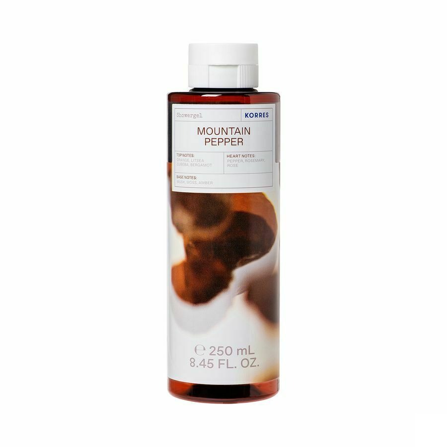 Korres Kb Gel Douche Mount. Pep. Berg.corian.250ml