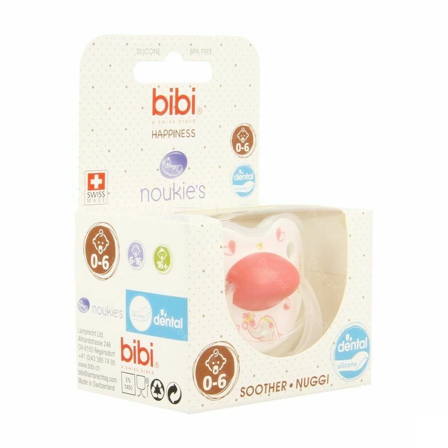 Bibi Sucette Dentale Noukie Anna En Pili 0-6m