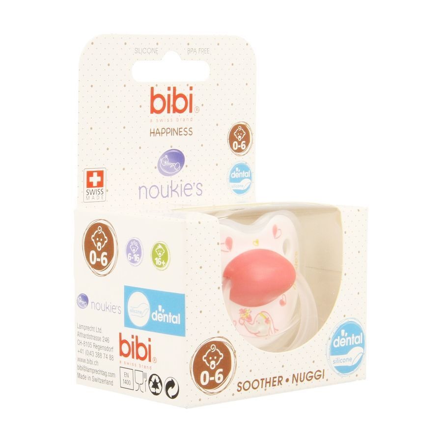 Bibi Sucette Dentale Noukie Anna En Pili 0-6m