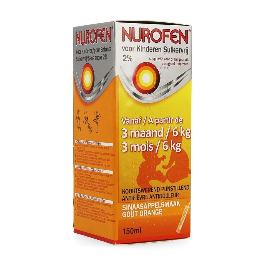 Nurofen Enfant Impexeco 2 Sir Ss Orange 150ml Pip Pazzox