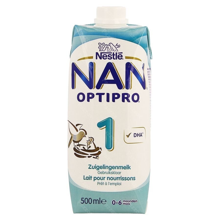 NAN Optipro 1 Lait pour Nourrissons Bébé 500ml
