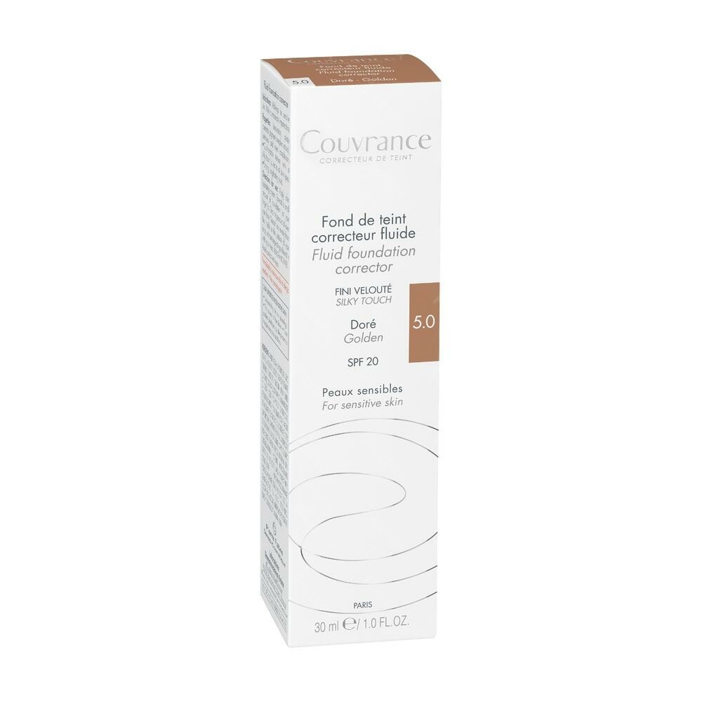 Avène Couvrance Fond de Teint Fluide 5 Doré 30ml