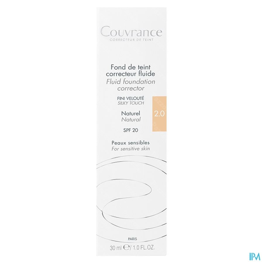 Avène Couvrance Fond de Teint Fluide 2 Naturel 30ml