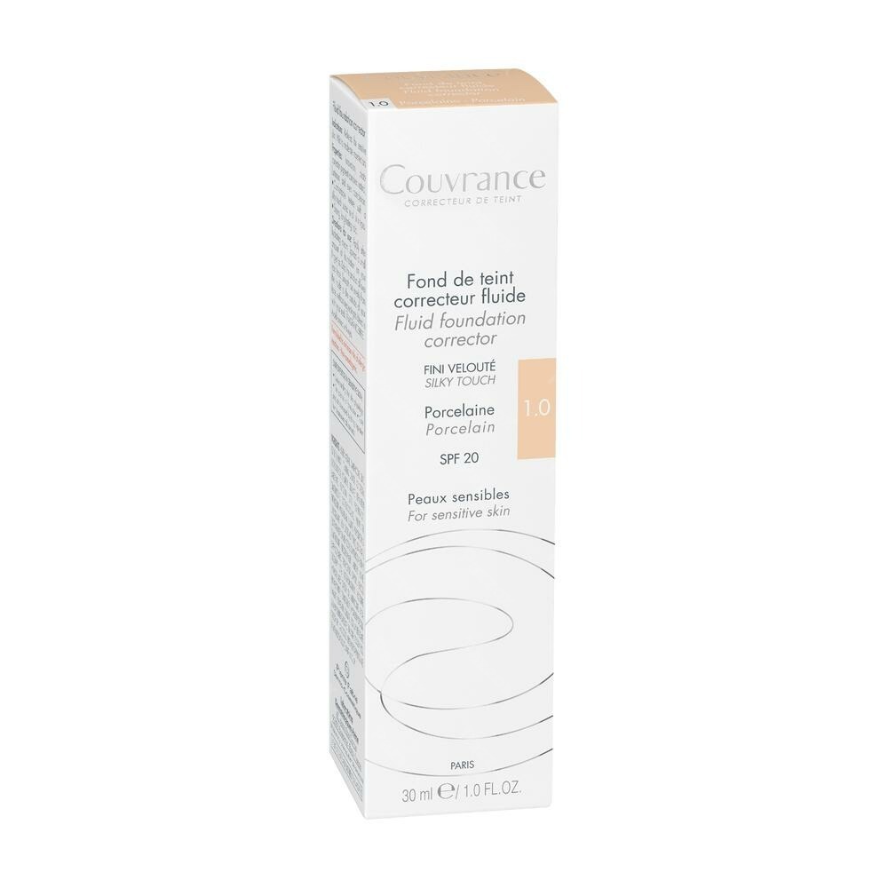 Avène Couvrance Fond de Teint Fluide 1 Porcelaine 30ml