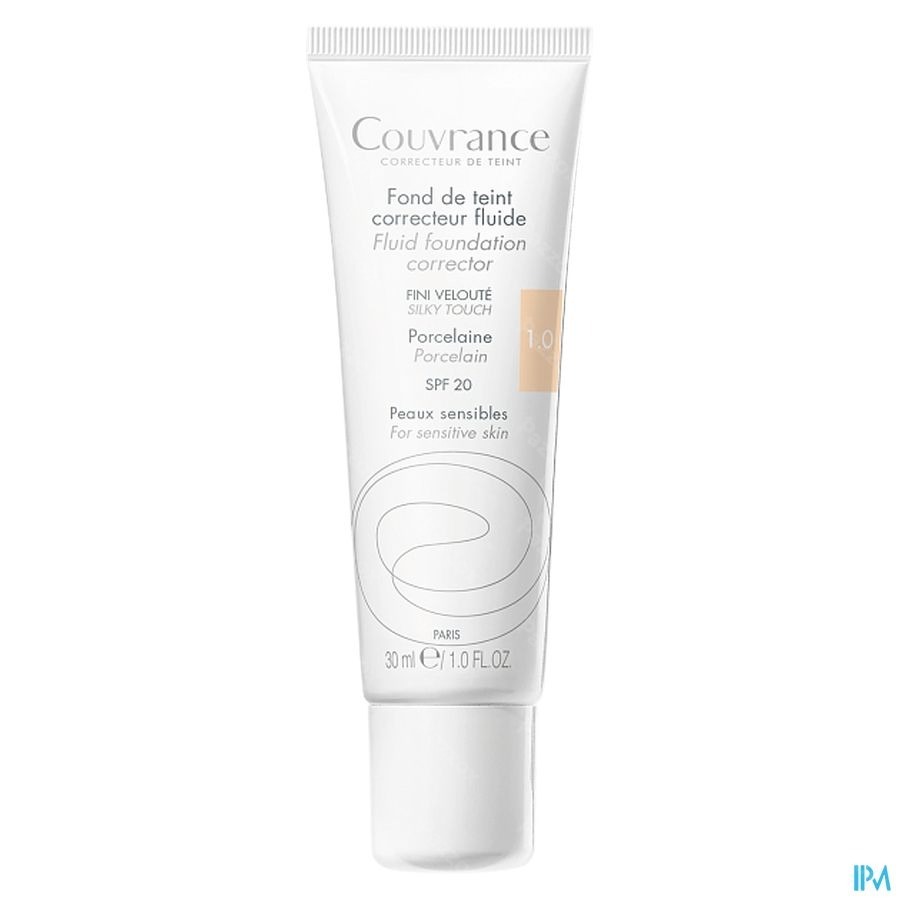 Avène Couvrance Fond de Teint Fluide 1 Porcelaine 30ml