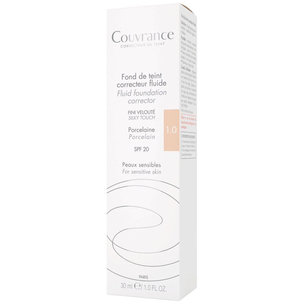 Avène Couvrance Fond de Teint Fluide 1 Porcelaine 30ml