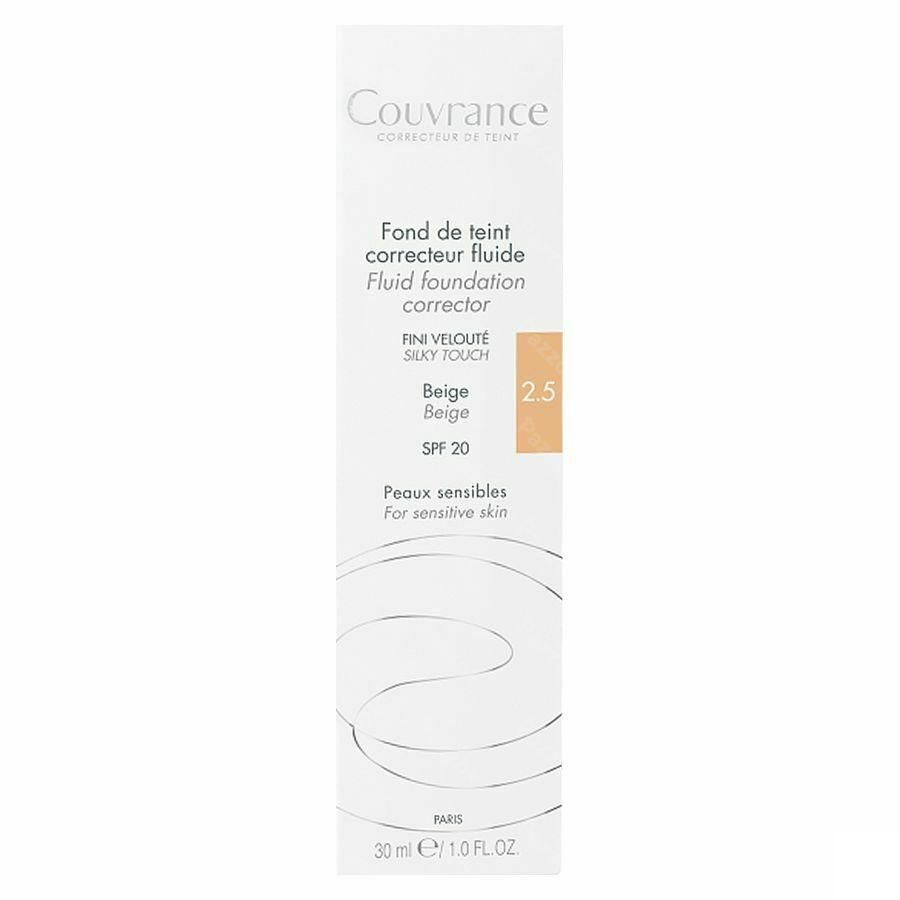 Avène Couvrance Fond de Teint Fluide 2,5 Beige 30ml