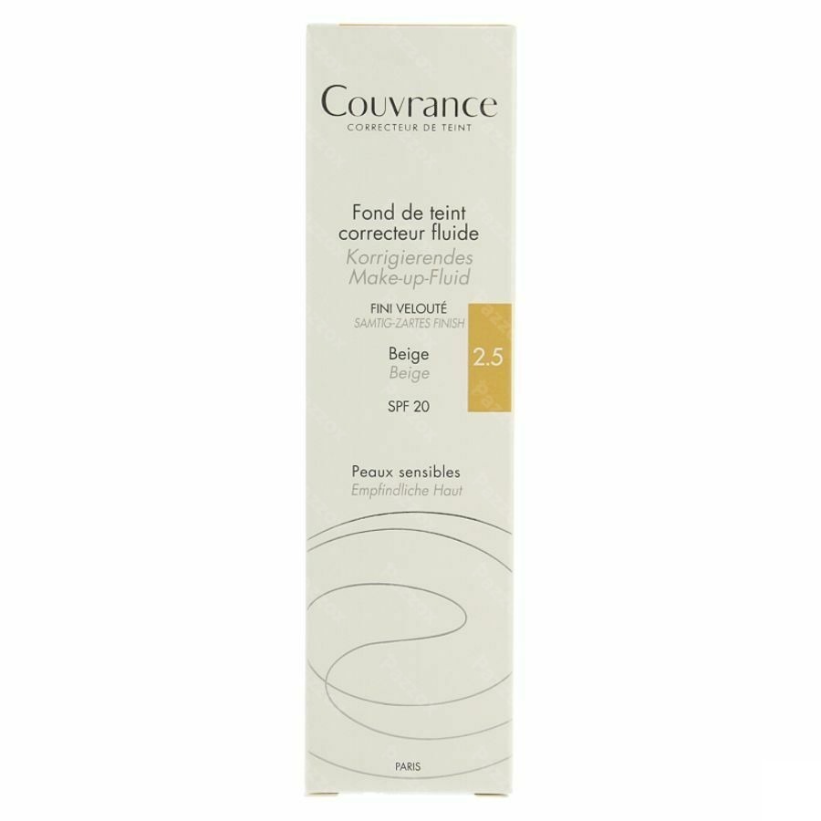 Avène Couvrance Fond de Teint Fluide 2,5 Beige 30ml