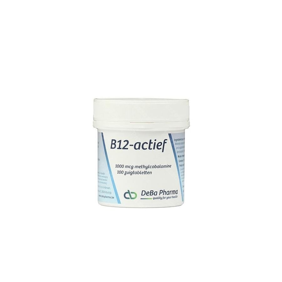 DeBa Pharma Vitamine B12-actief 1000mcg 100 pastilles
