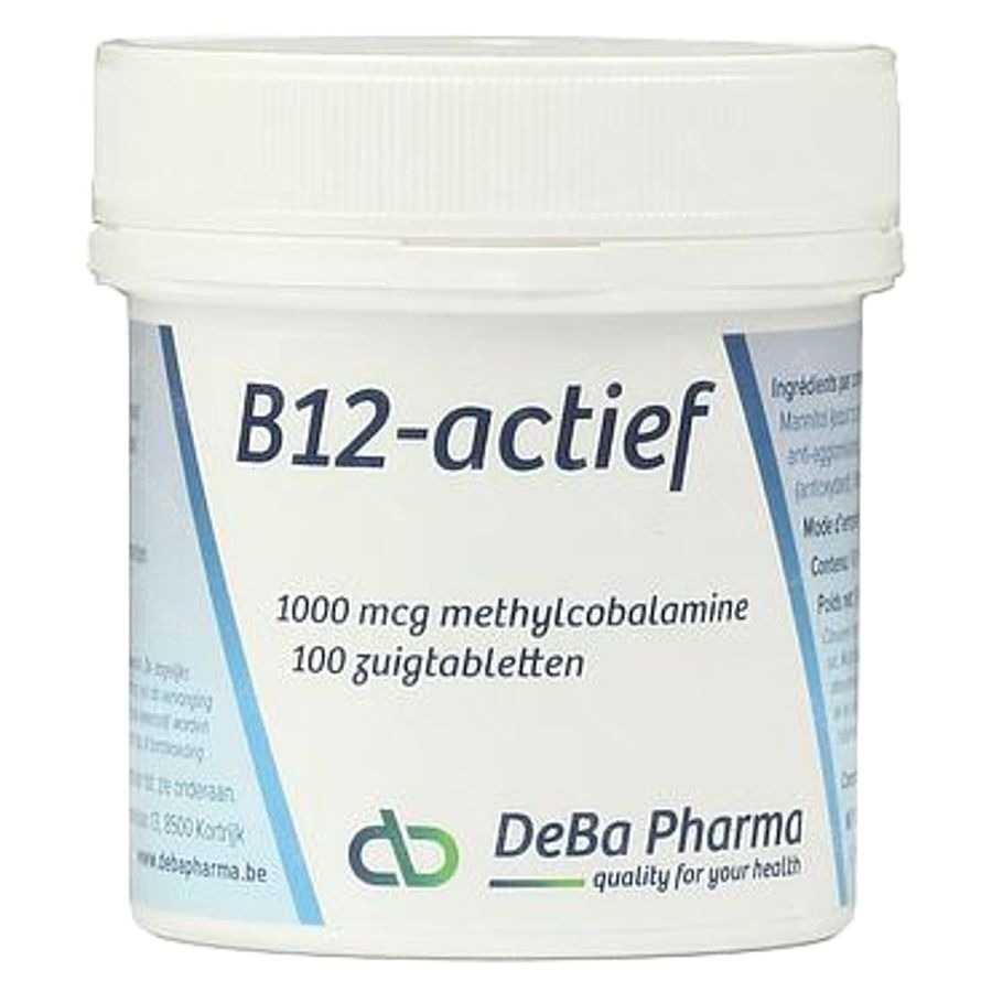 DeBa Pharma Vitamine B12-actief 1000mcg 100 pastilles
