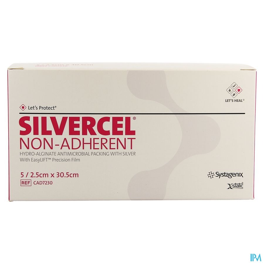 Silvercel Na Pans Hydroalginate 2x30cm 5 Cad7230