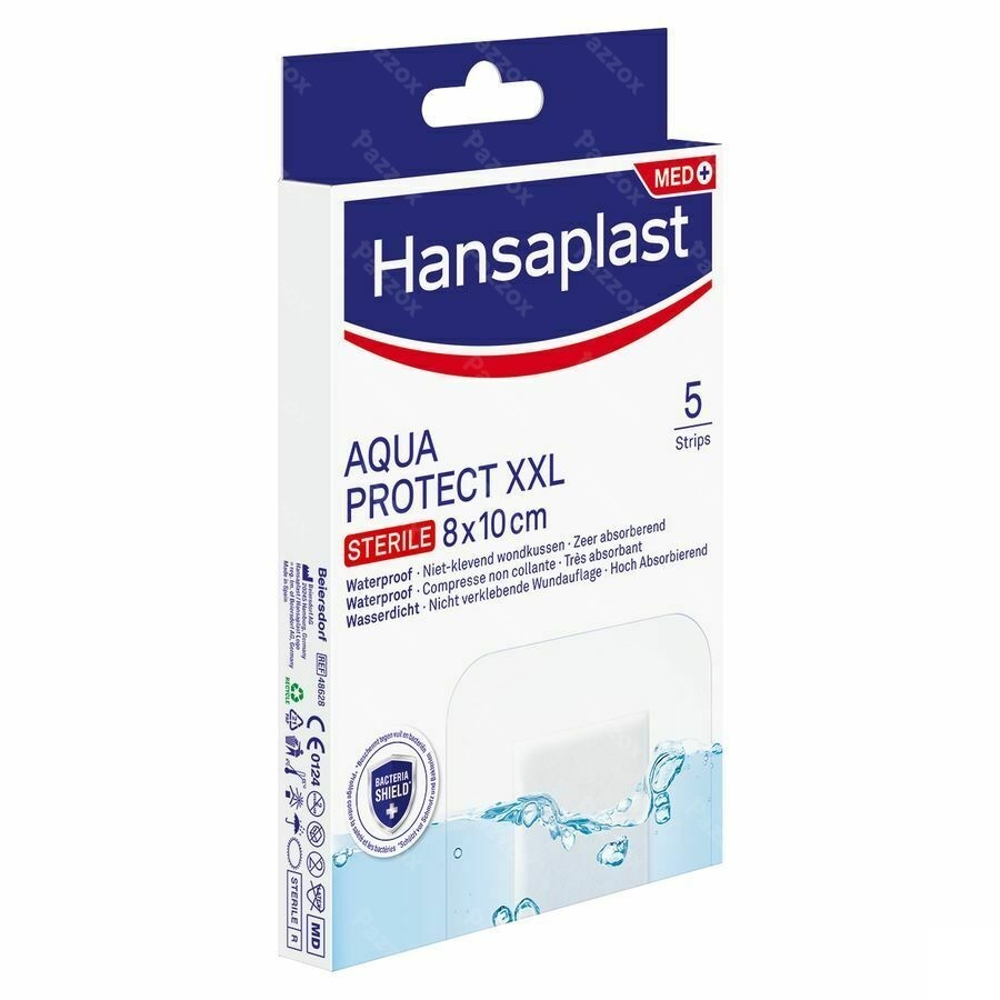 Hansaplast Aqua Prot. Strips Xxl 5