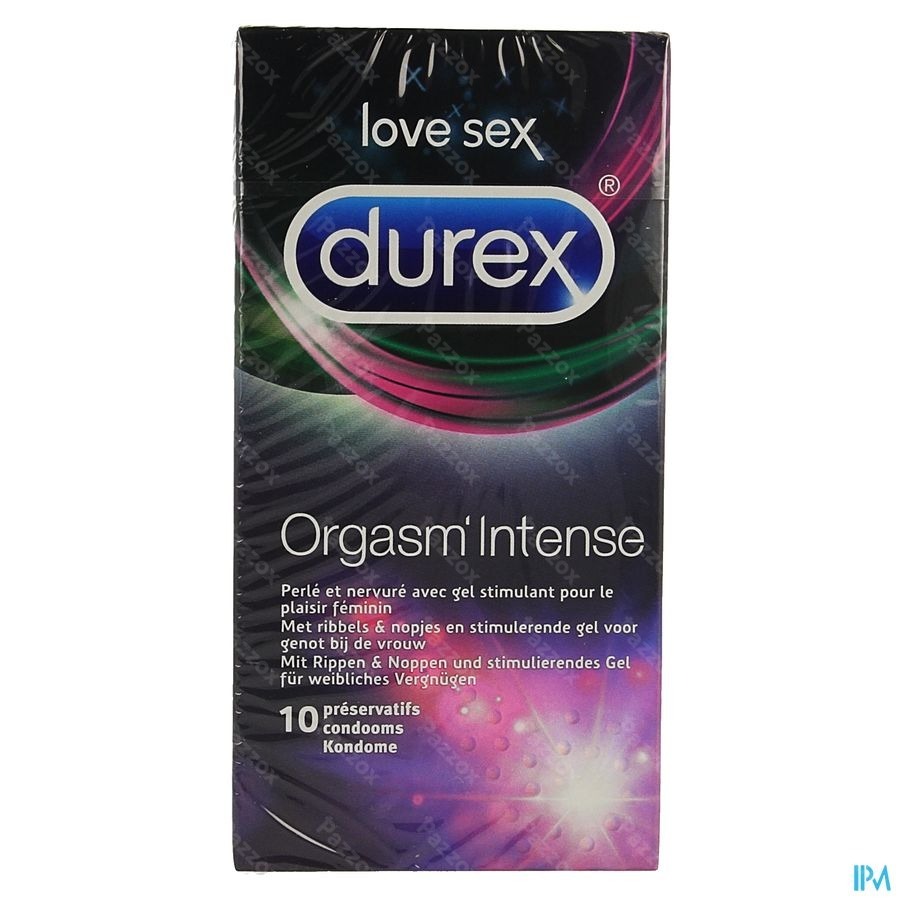 Durex Orgasm Intense Preservatifs 10