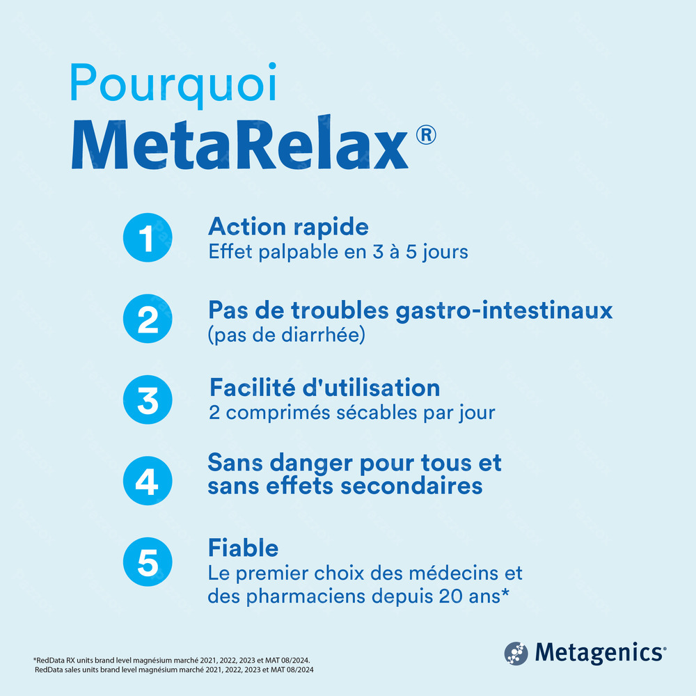 MetaRelax 180 Comprimes Metagenics