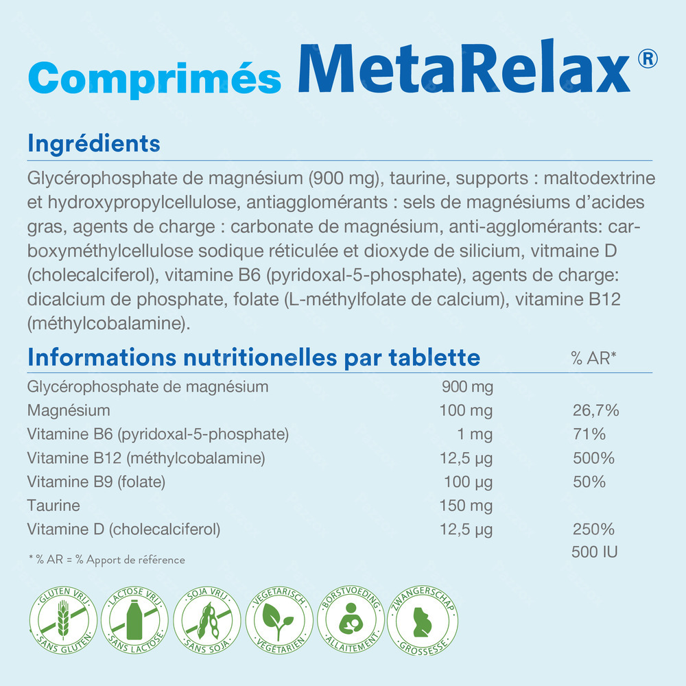 MetaRelax 180 Comprimes Metagenics