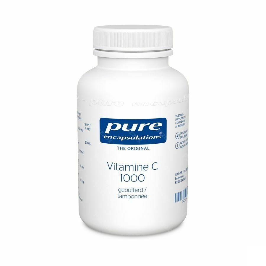 Pure Encapsulations Vit C 1000 Tamponnee Caps 90