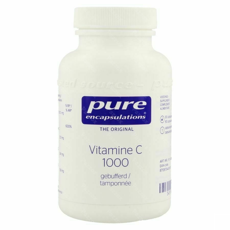 Pure Encapsulations Vit C 1000 Tamponnee Caps 90