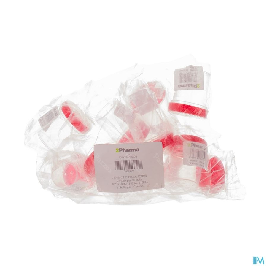Pot Urine Sterile 125ml 10