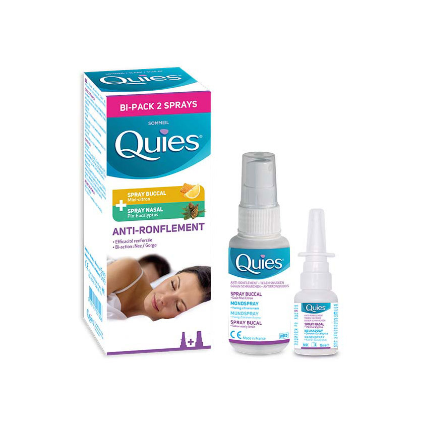 Quies A/ronflem.bipack Spray Nasal 15ml+buccal70ml