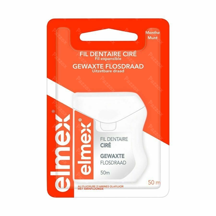 Fil Dentaire Cire Elmex 50m