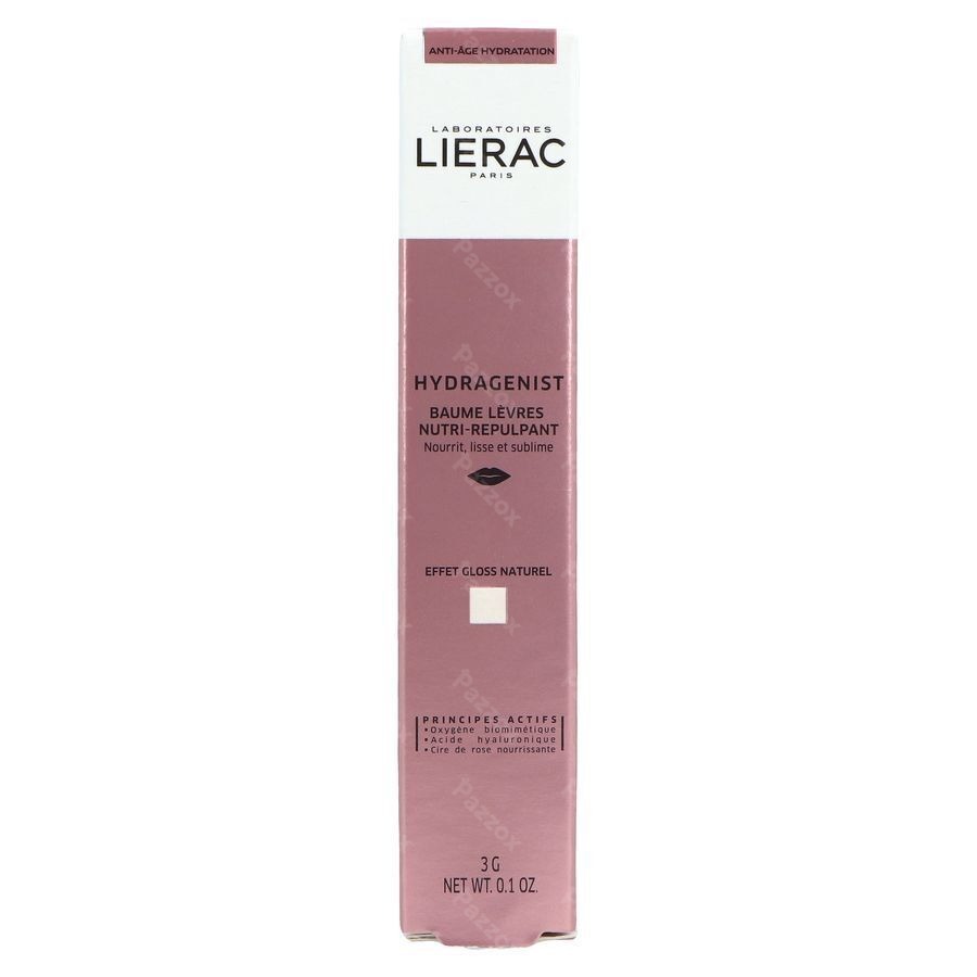 Lierac Hydragenist Baume Levres Incolore Stick 3g
