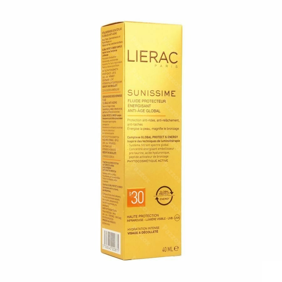 Lierac Sunissime Fluide Visage Ip30 Prot.ener 40ml