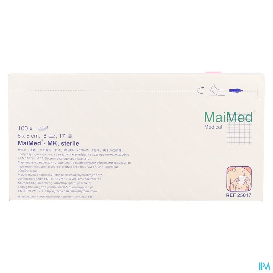 Maimed 5x5cm Compresse Sterile 100