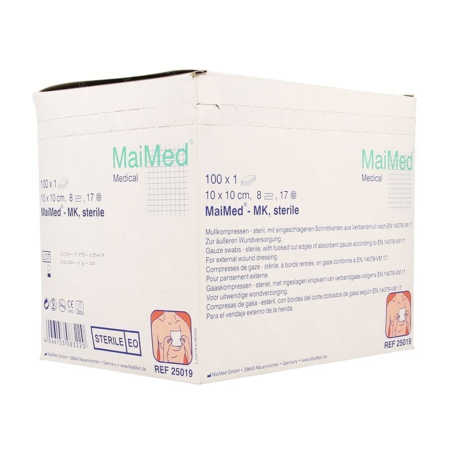 Maimed 10x10cm Compresse Sterile 100