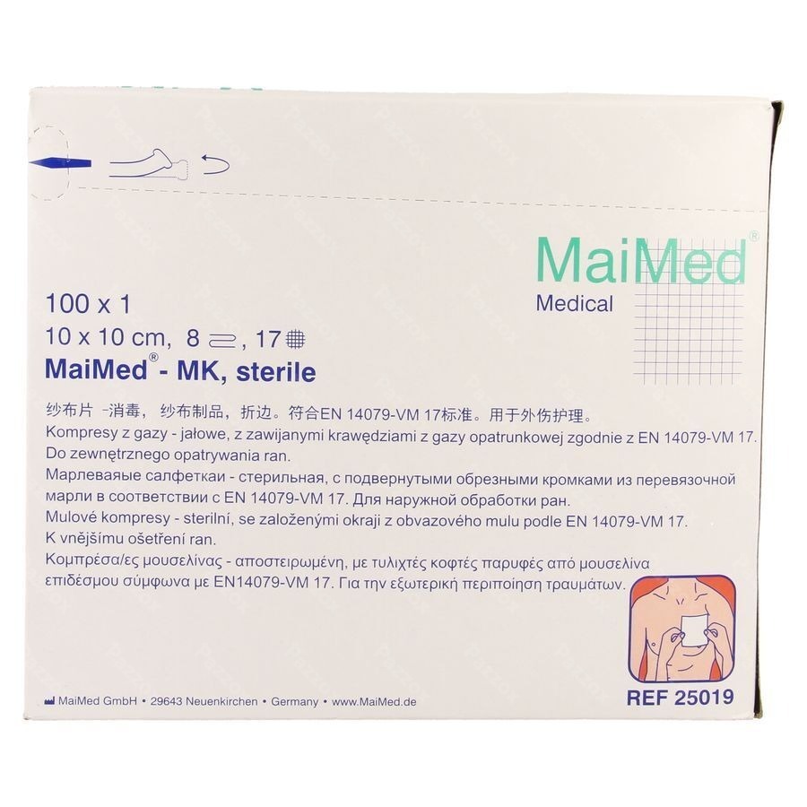 Maimed 10x10cm Compresse Sterile 100