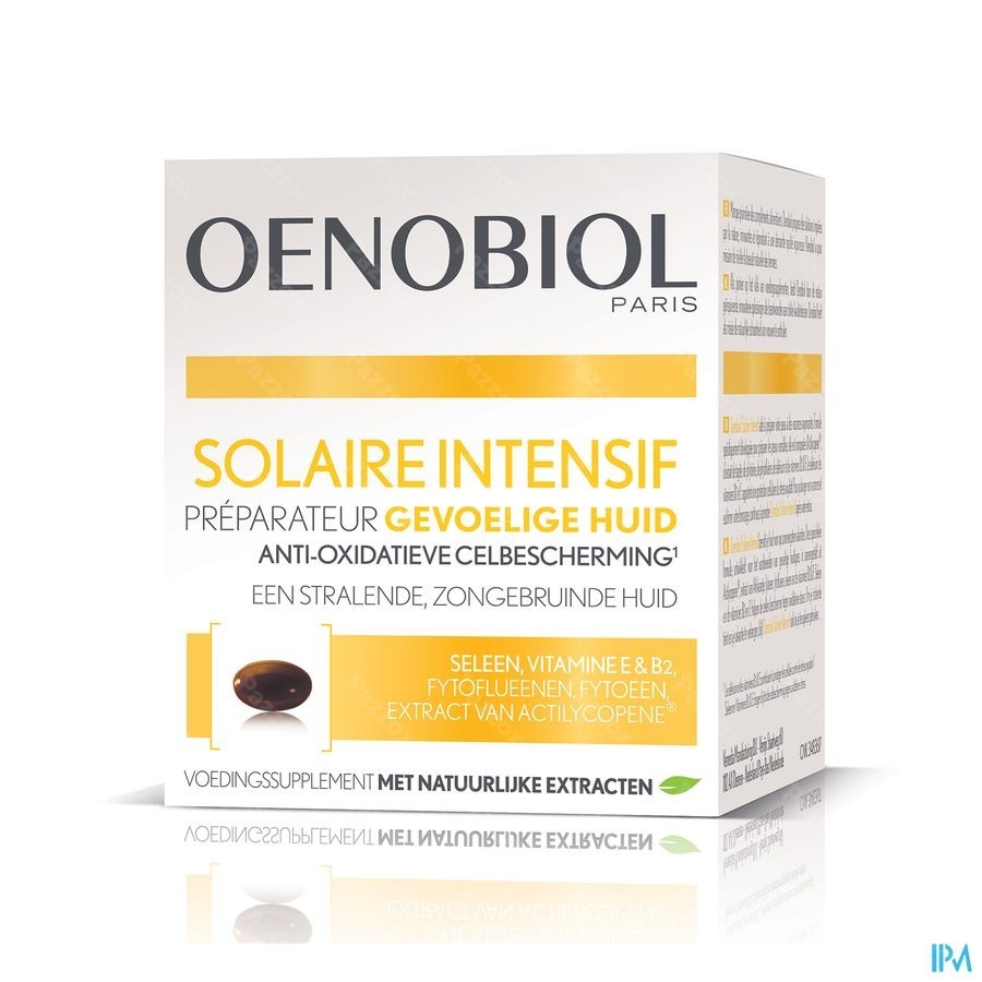 Oenobiol Solaire Intensif Peau Sensible 30 Caps