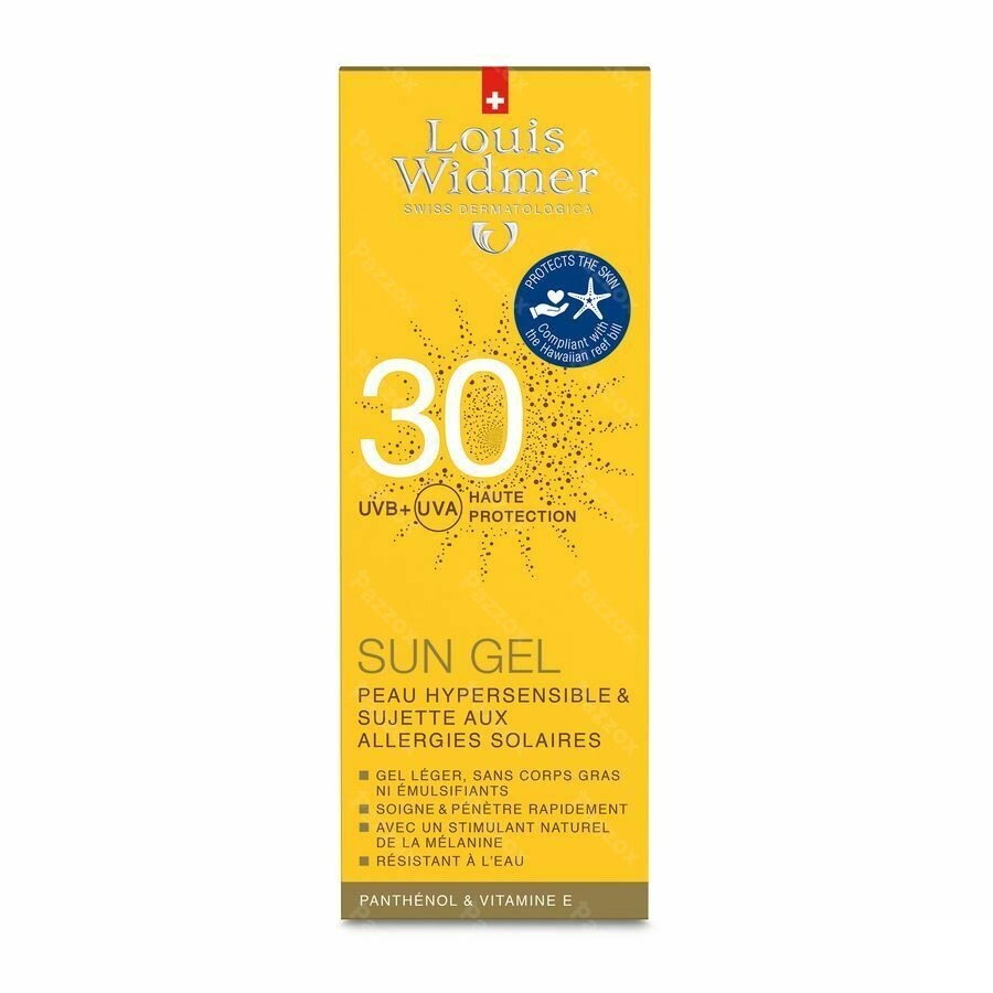 Widmer Sun Gel Ip30 Parf Tube 100ml