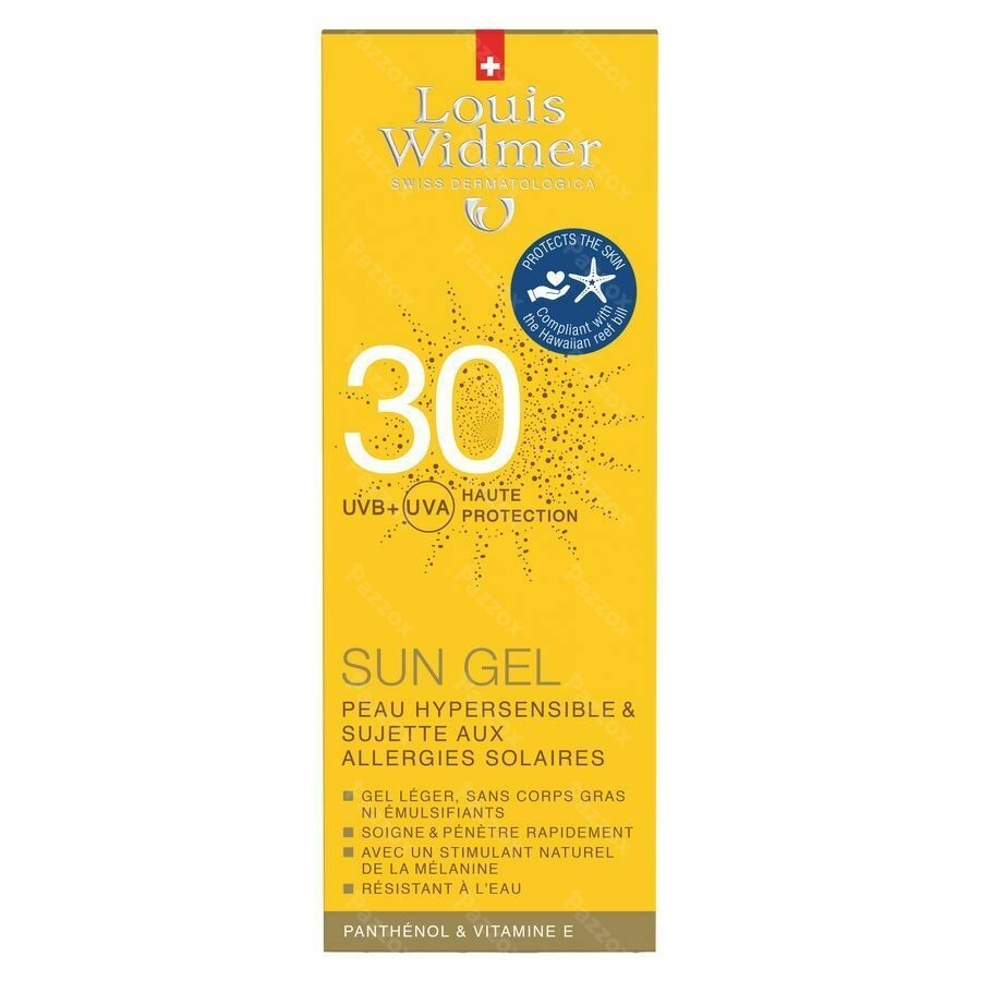 Widmer Sun Gel Ip30 Parf Tube 100ml