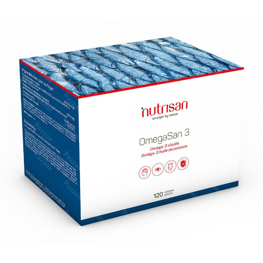 Omegasan 3 Softgels 120 Nutrisan