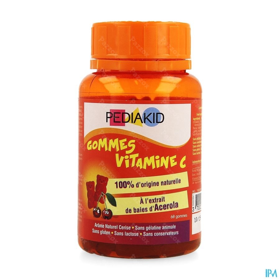 Pediakid Gommes Vitamines C Gommes A Macher 60
