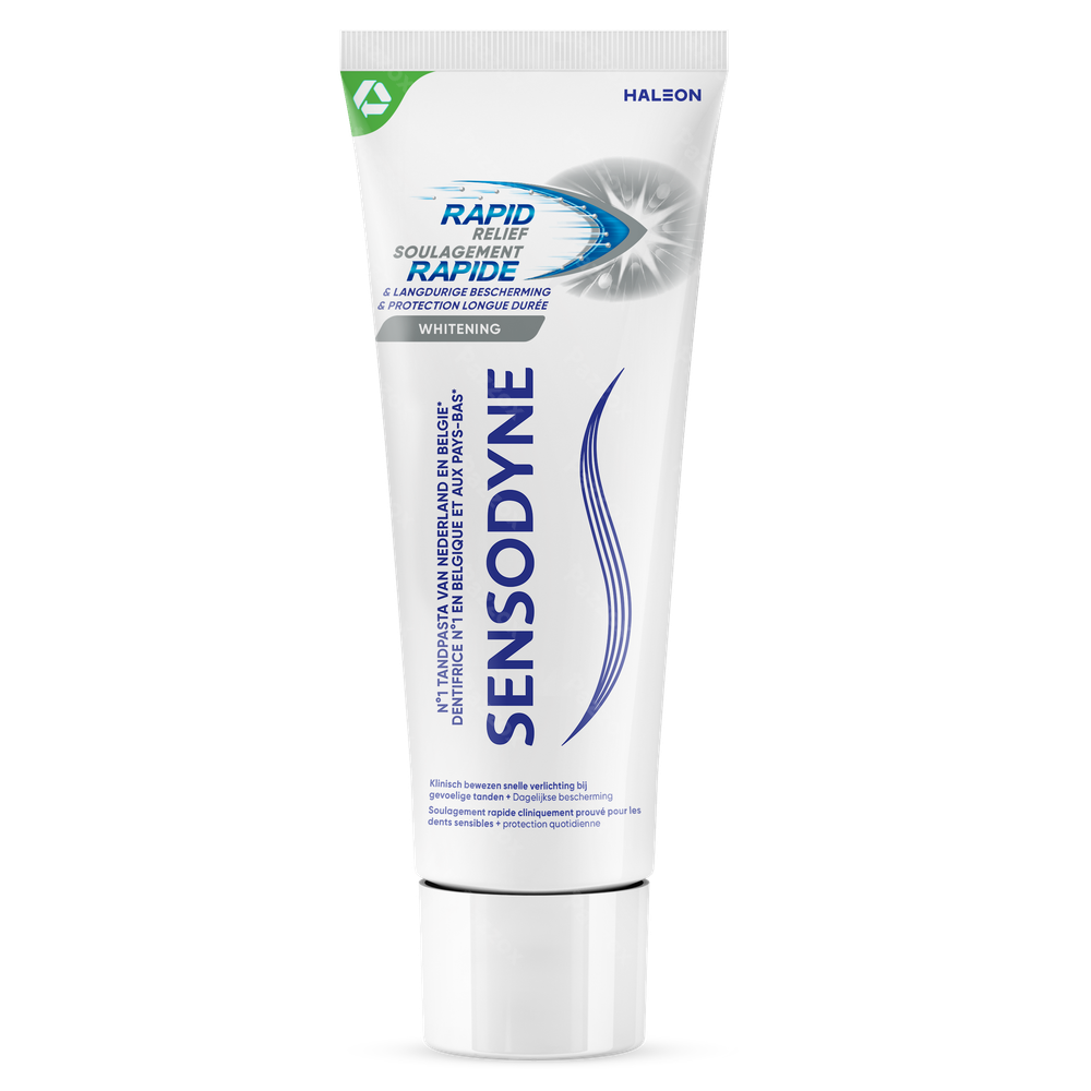 Sensodyne Rapid Relief Whitening Dentifrice 75ml