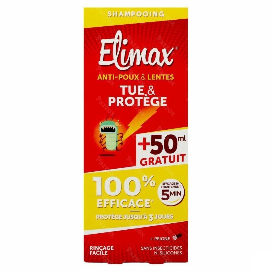 Elimax Shampoo A/poux Fl 250ml