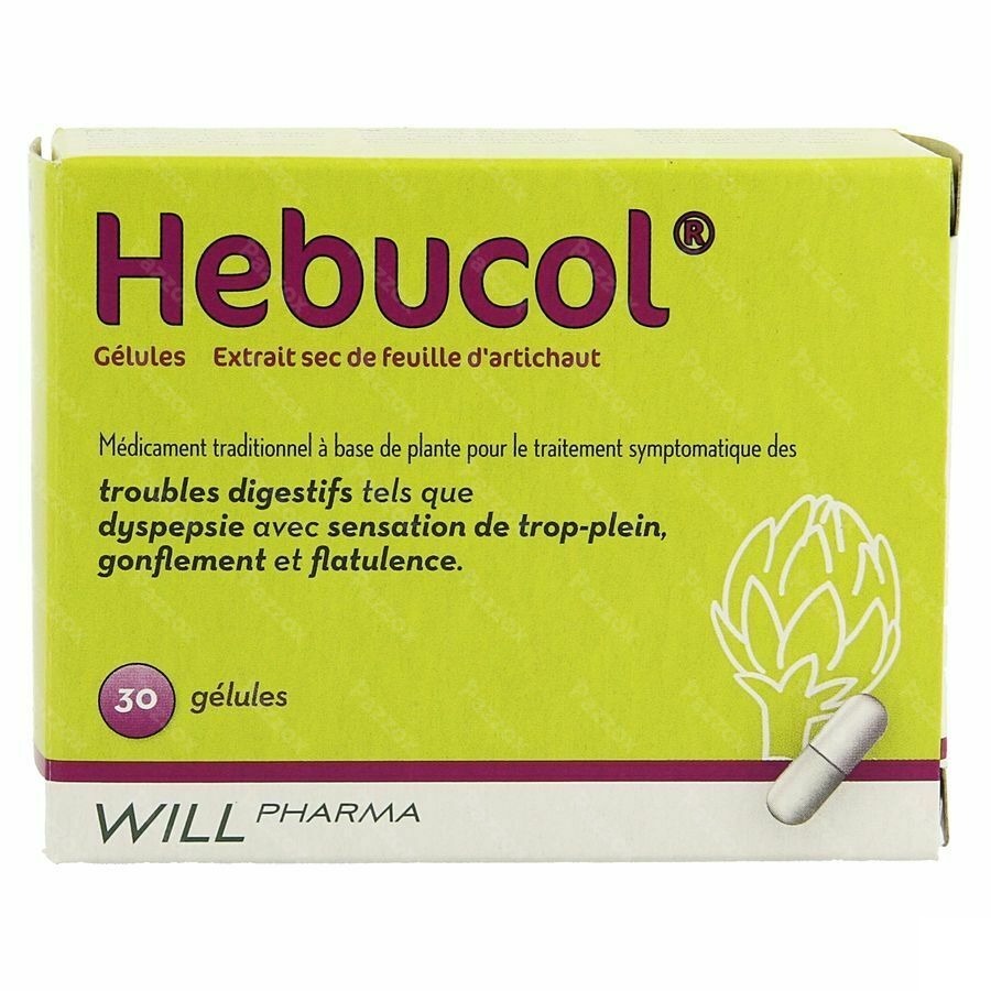 Hebucol Nf Caps 30 X 400mg Rempl.1509330