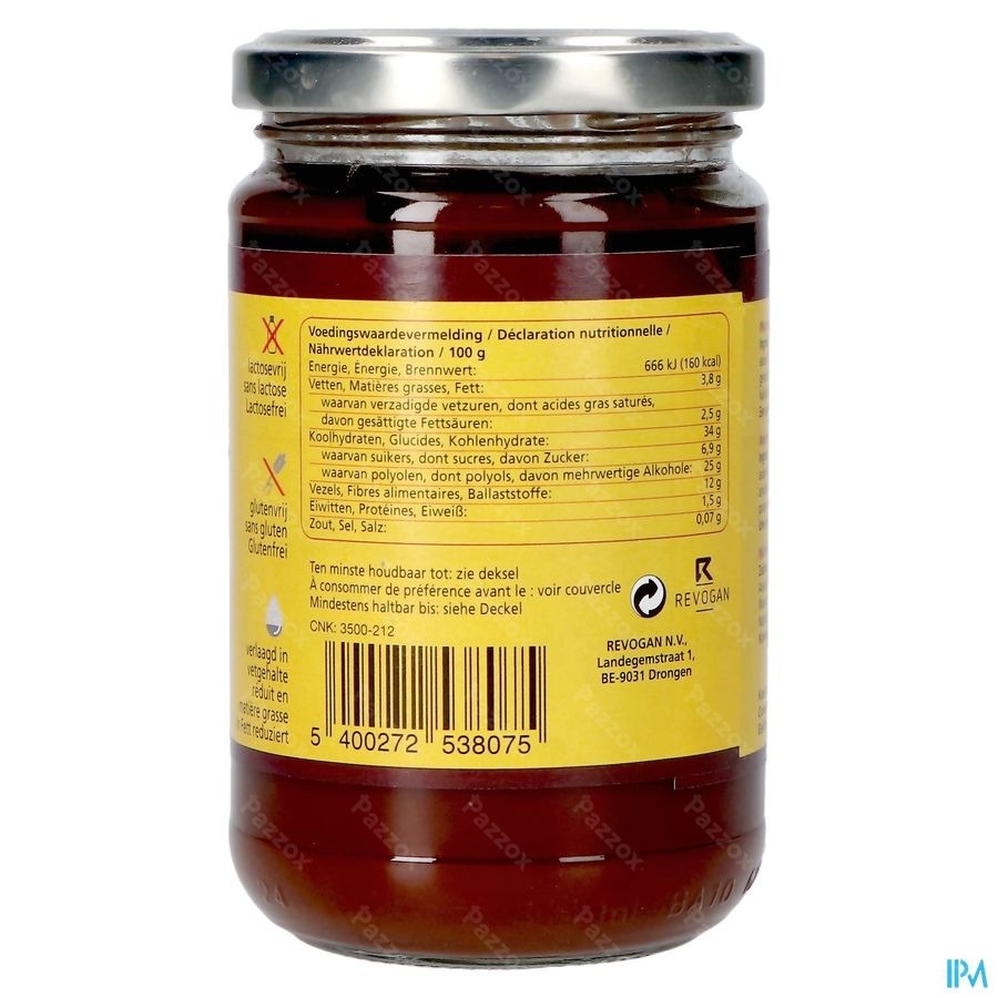 Prodia Tartinade Choco Honingar. 320g 3807 Revogan