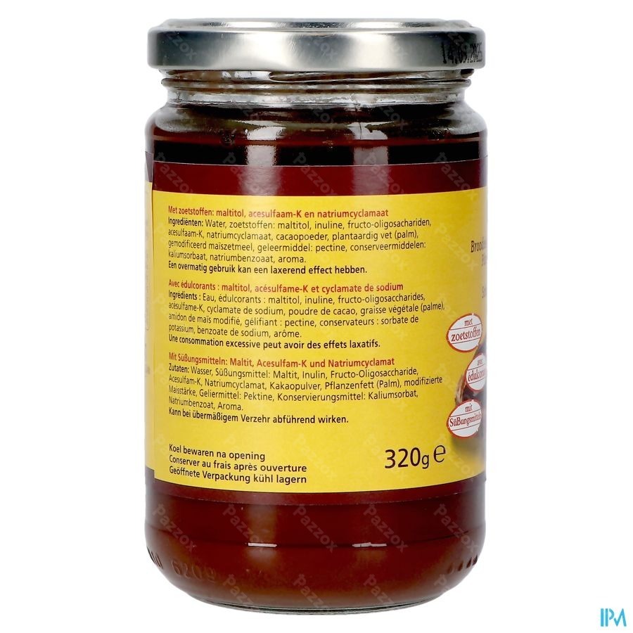 Prodia Tartinade Choco Honingar. 320g 3807 Revogan