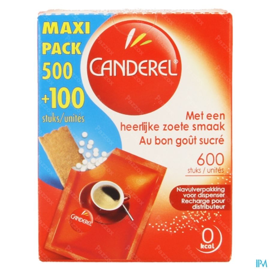 Canderel Recharge Pr Distributeur Maxipack 500+100