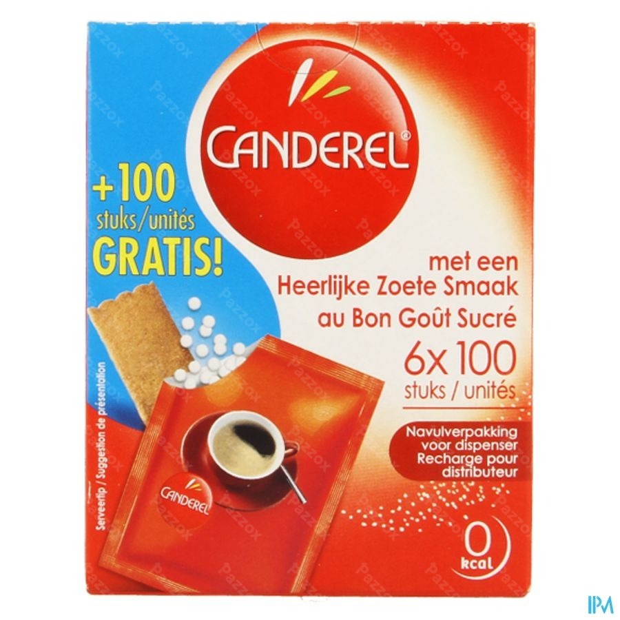 Canderel Recharge Pr Distributeur Maxipack 500+100