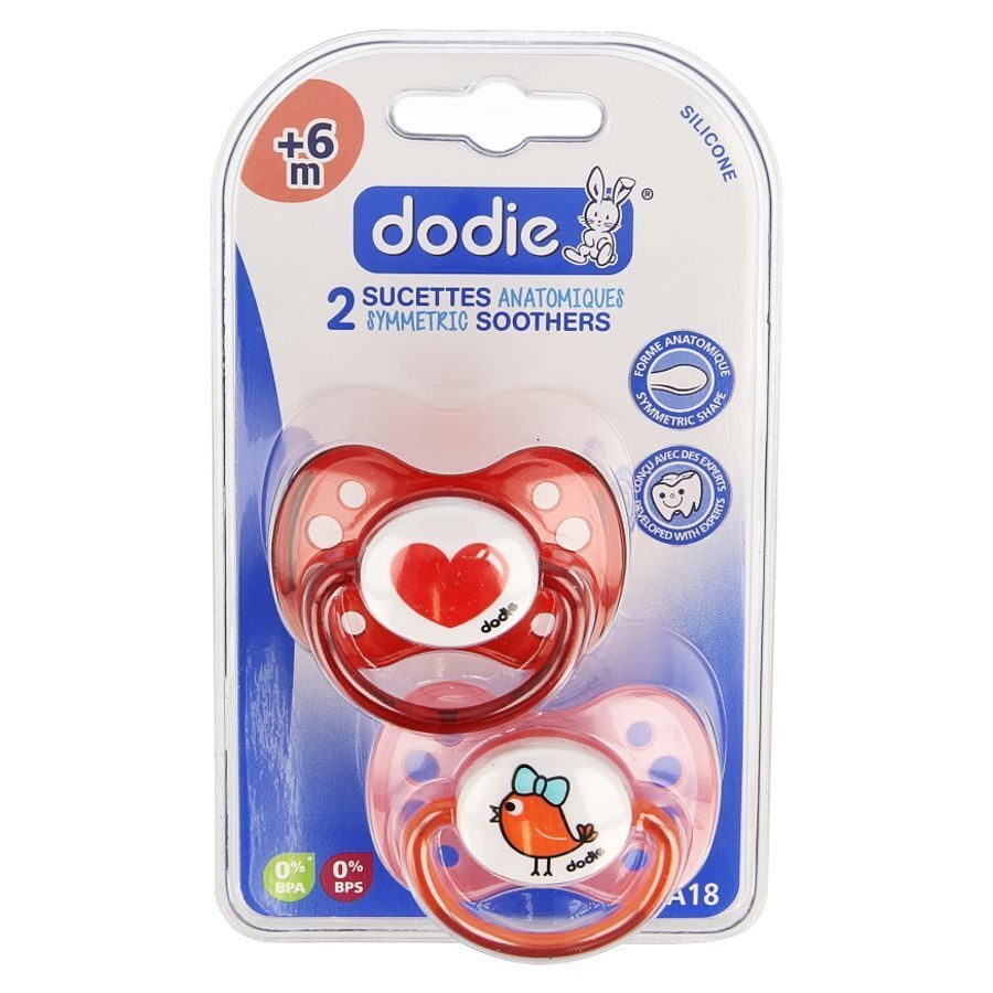 Dodie Sucette Anatomique Silic. +6m Dessin F A18 2