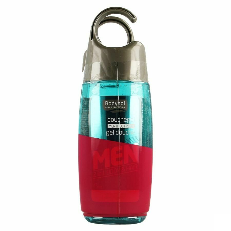 Bodysol Men Gel Douche Menthol 2x250ml 2e -50%