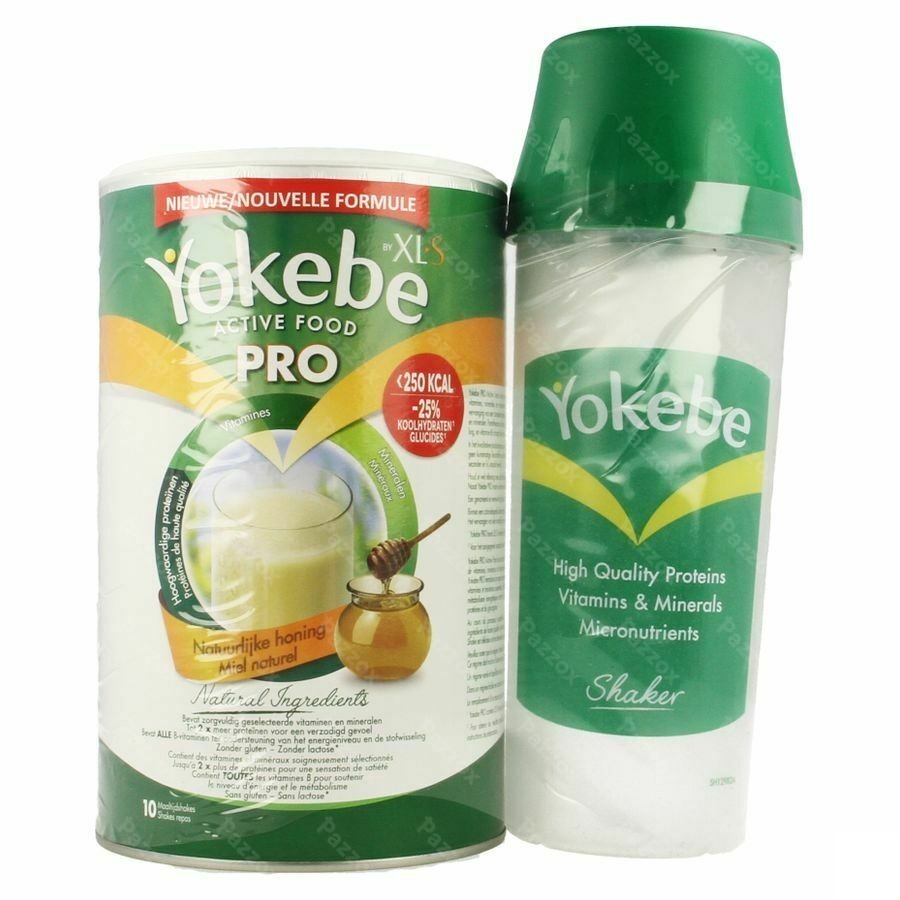 Yokebe Pro By Xls Miel Naturel 400g + Shaker