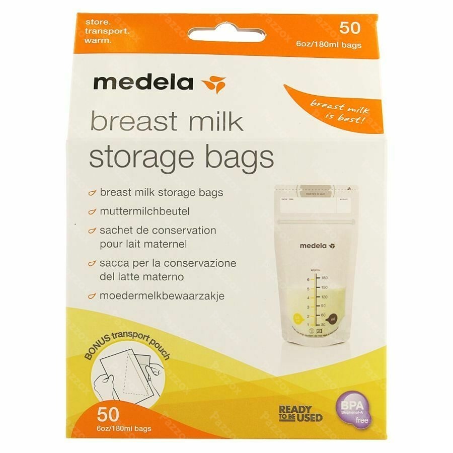Medela Sacs Recueil Lait Maternel 180ml 50