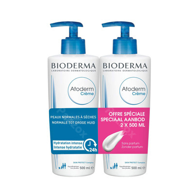 Bioderma Atoderm Creme 2x500ml Promo